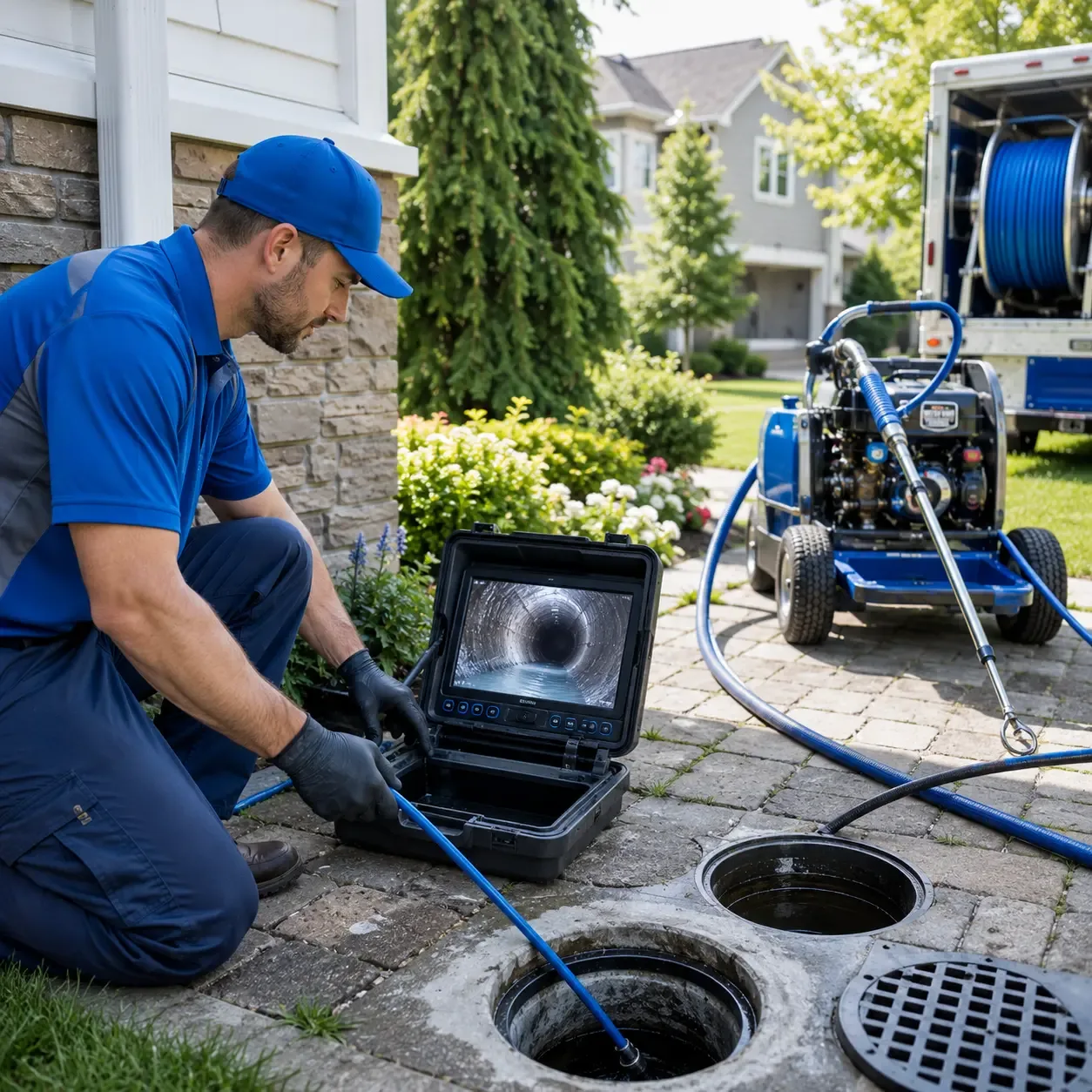 Outdoor drain cleaning professionals serving Petersburg, IN